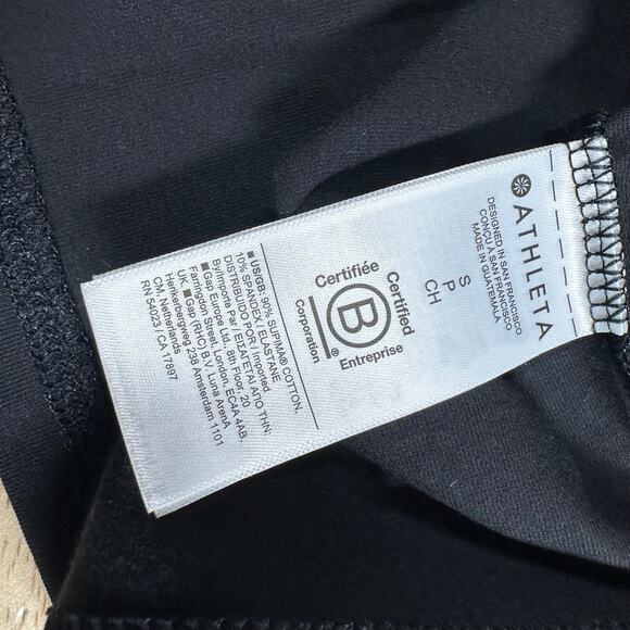 Athleta Women's Essential Tee Dress Black Size Small New With Tags Condition - Picture 8 of 12